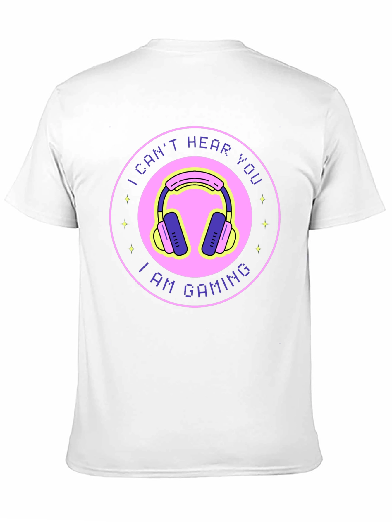 I Cant Hear You Im Gaming Black T-Shirt