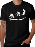 Snowboarder Graphic Tee - Cool Winter Sports Shirt