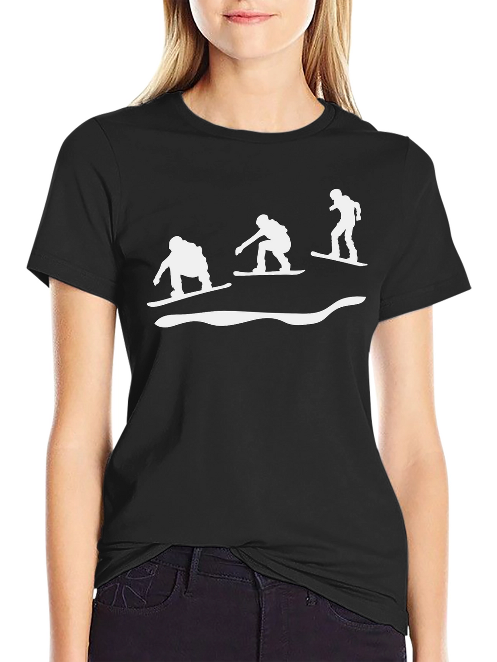Snowboarder Graphic Tee - Cool Winter Sports Shirt