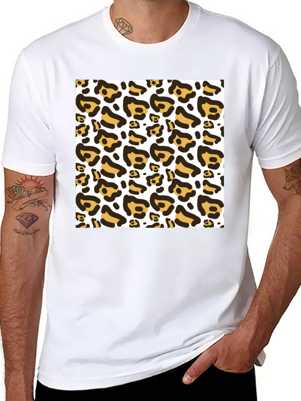 Leopard Print T-Shirt - Classic Animal Print Tee
