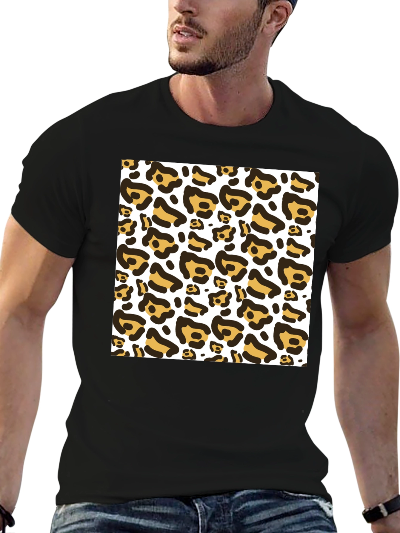 Leopard Print T-Shirt - Classic Animal Print Tee