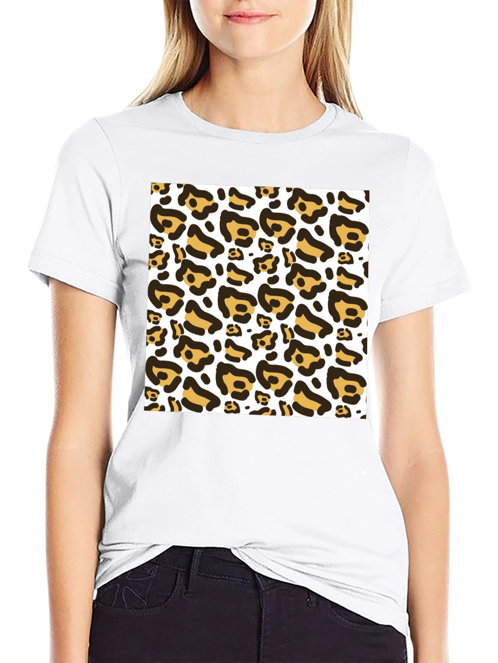 Leopard Print T-Shirt - Classic Animal Print Tee