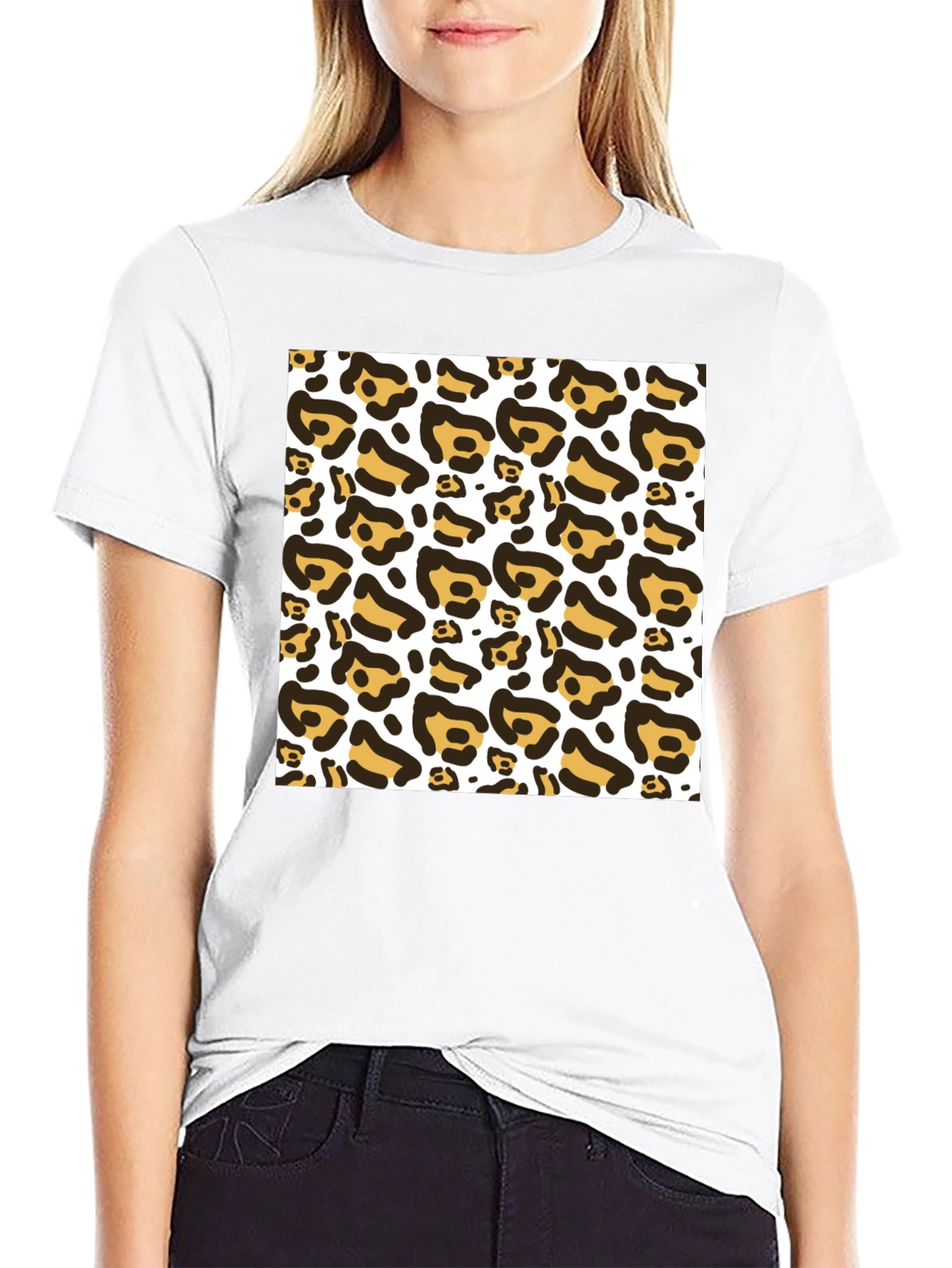 Leopard Print T-Shirt - Classic Animal Print Tee