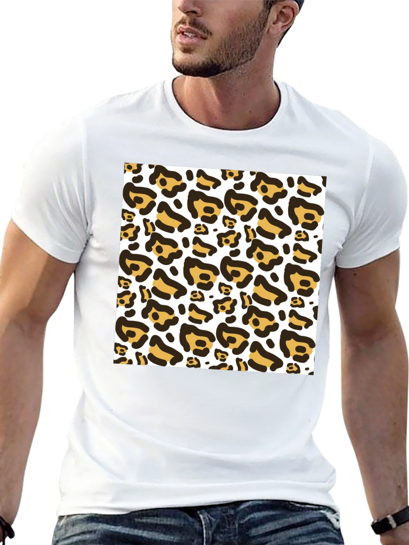 Leopard Print T-Shirt - Classic Animal Print Tee