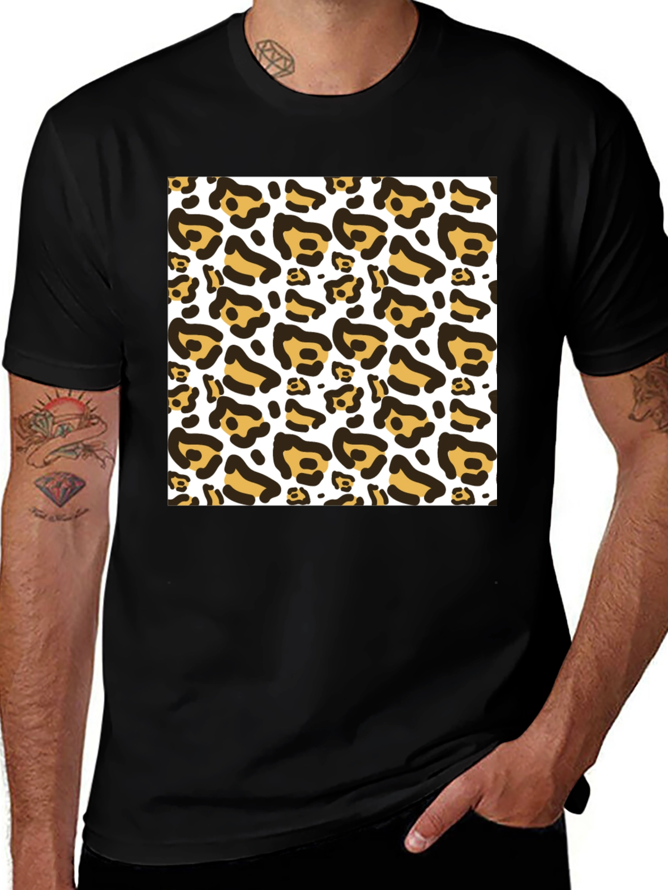 Leopard Print T-Shirt - Classic Animal Print Tee