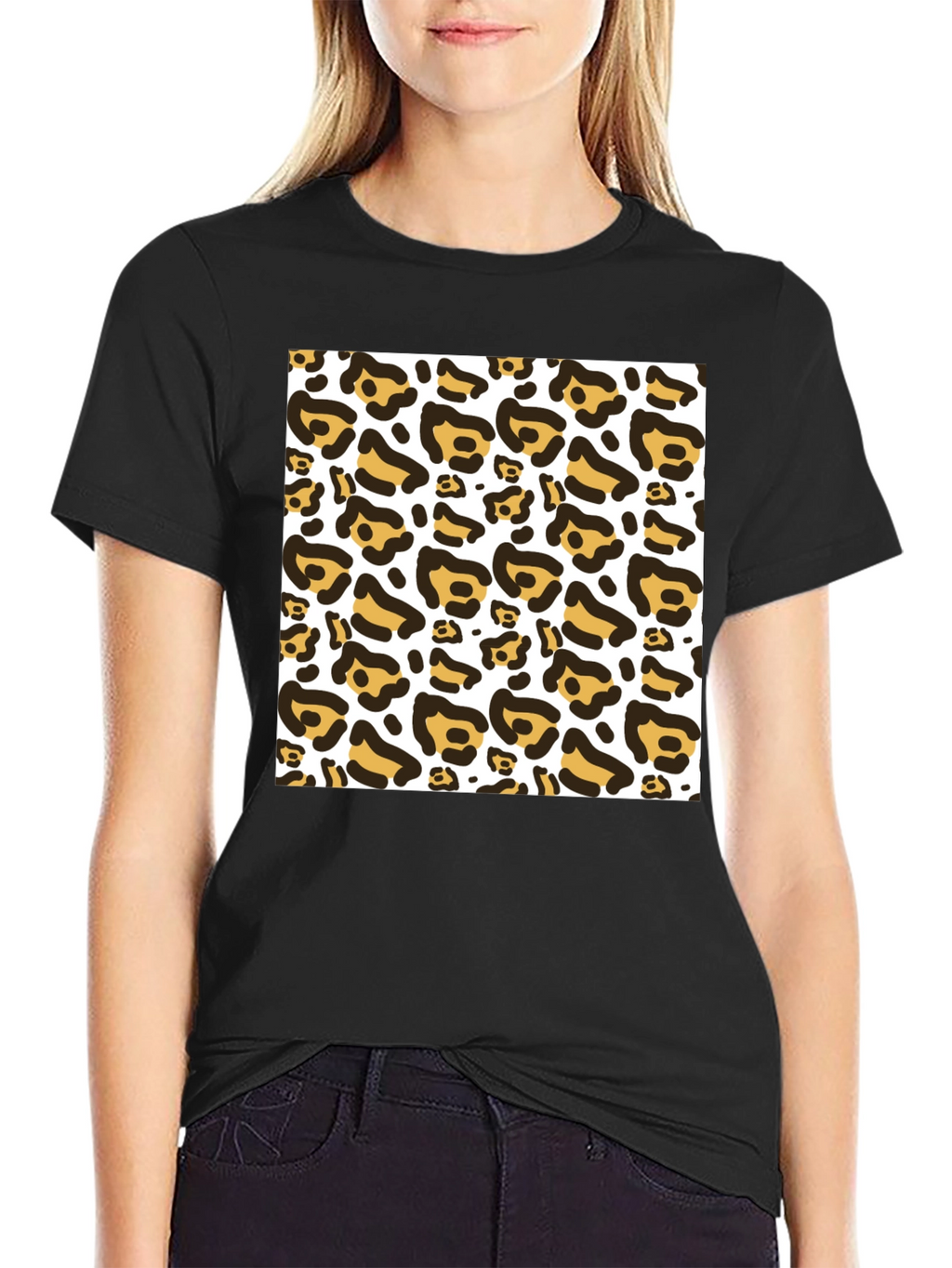 Leopard Print T-Shirt - Classic Animal Print Tee