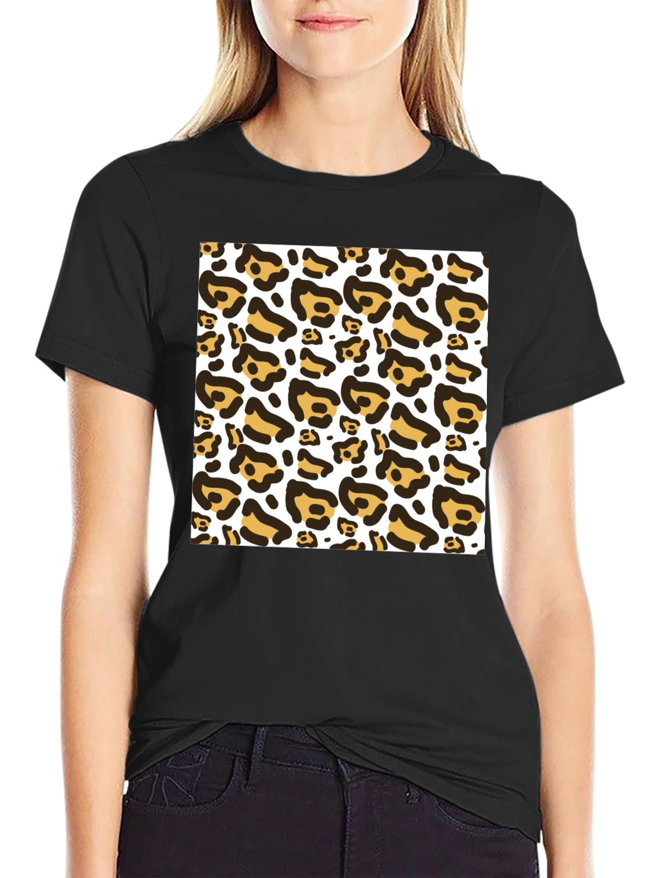 Leopard Print T-Shirt - Classic Animal Print Tee