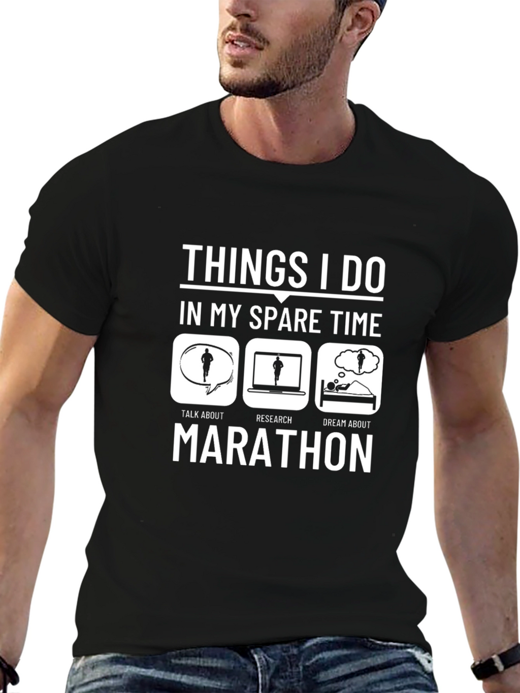 Marathon Runner Spare Time T-Shirt