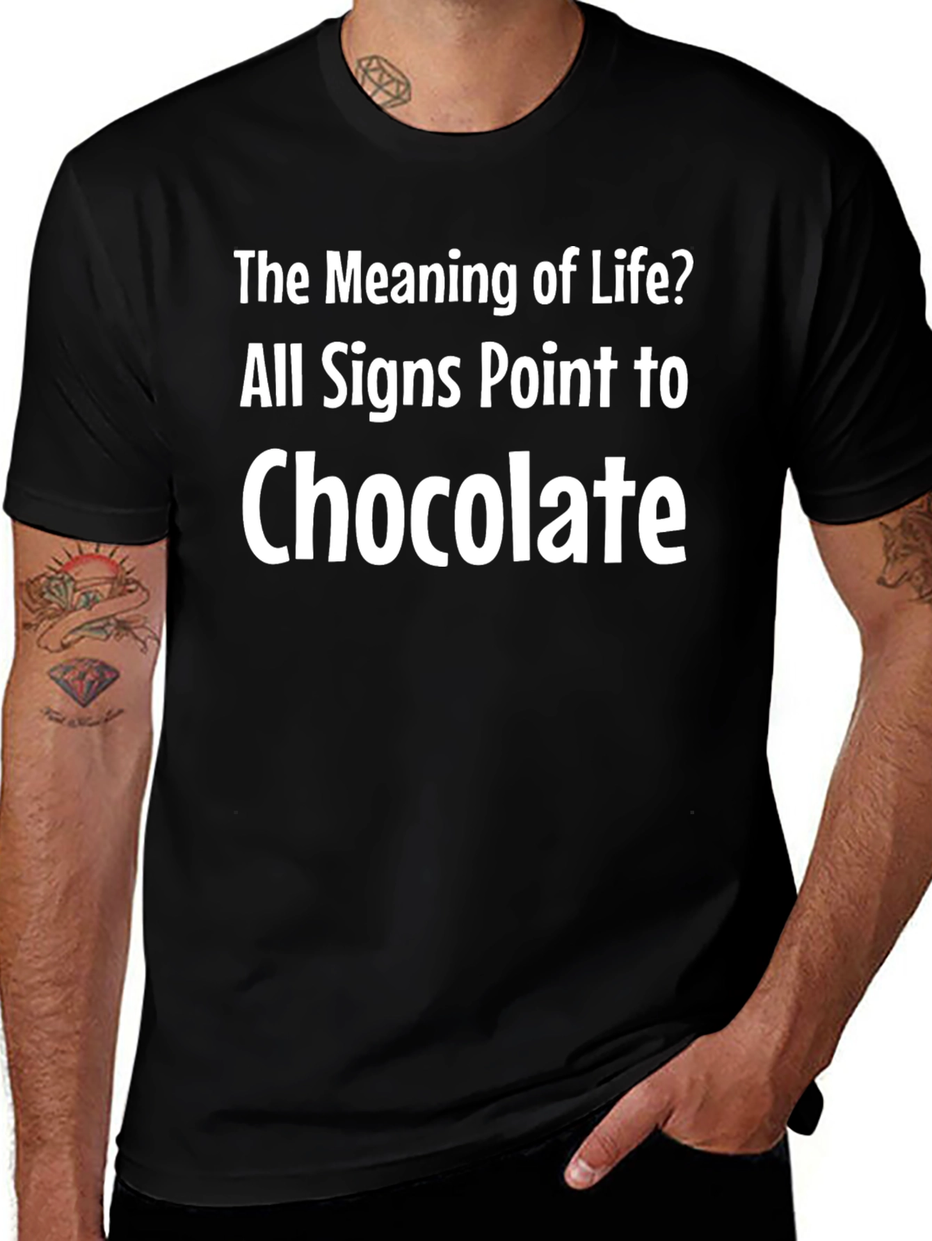 Chocolate T-Shirt - Meaning of Life Tee
