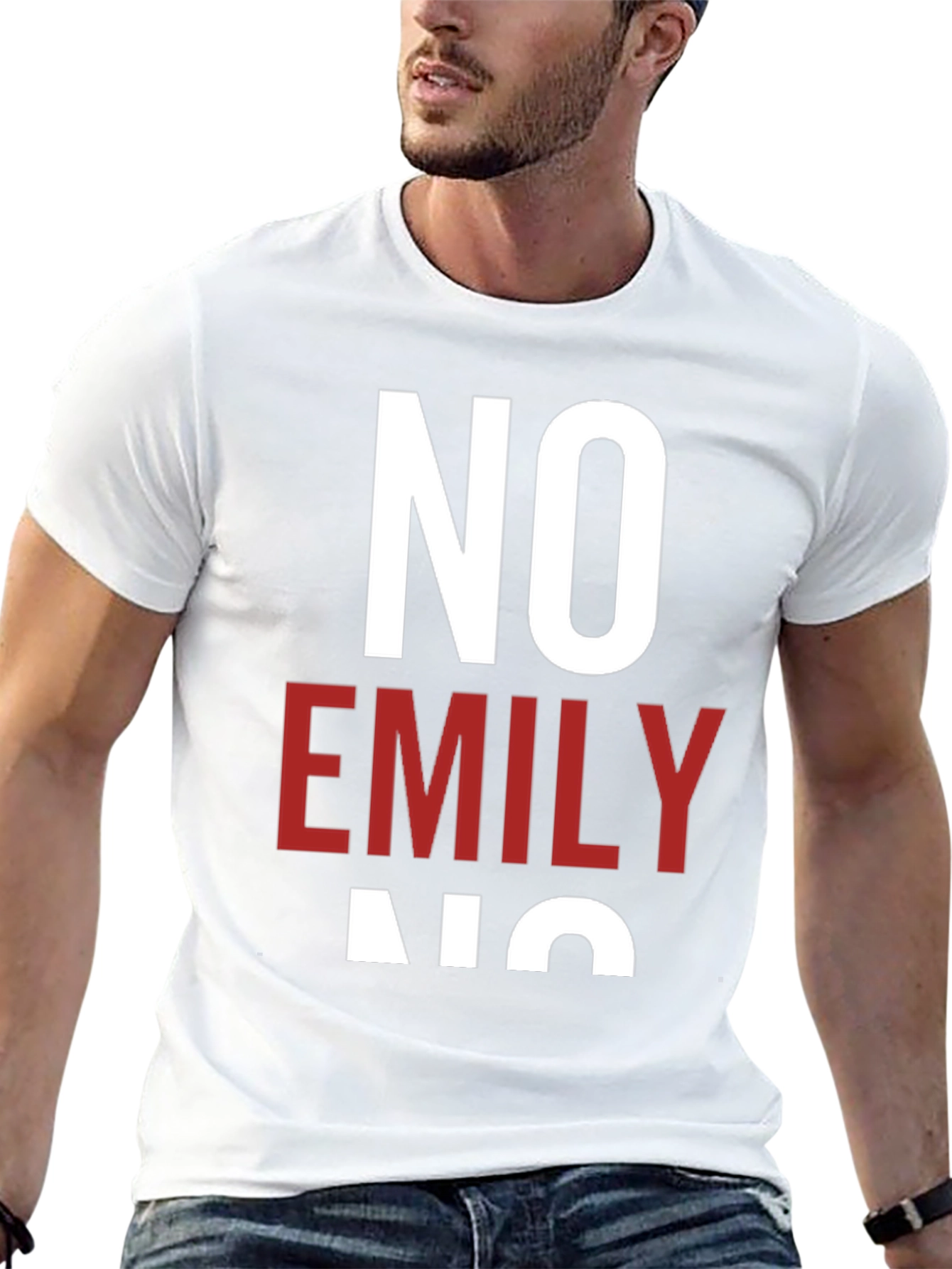 No Emily No T-Shirt - Unisex Cotton Tee