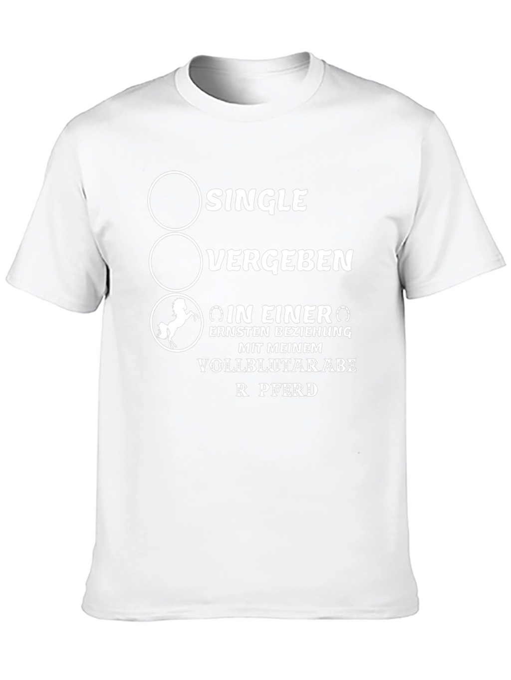 Single Taken Serious Relationship Horse T-Shirt