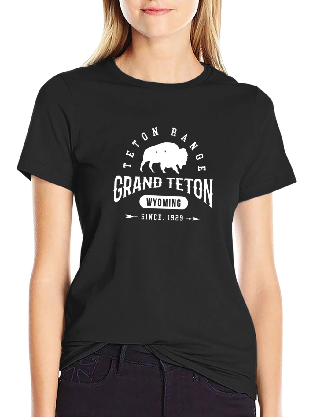 Grand Teton Graphic Tee - Wyoming Bison