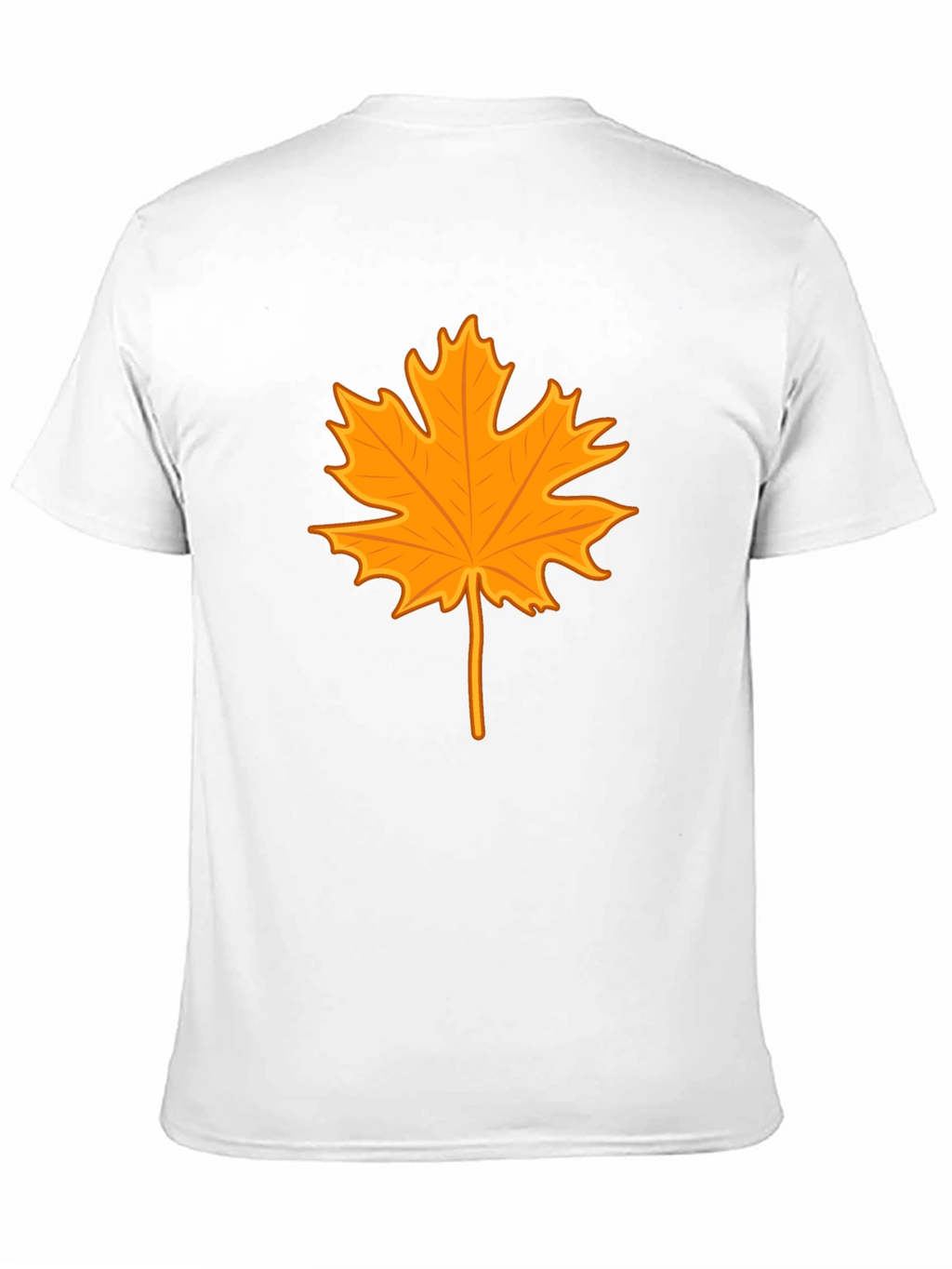 Autumn Leaf Graphic Tee - Stylish Black T-Shirt