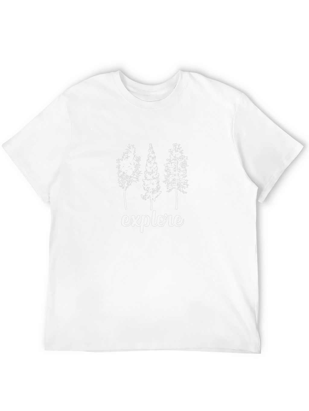 Explore Nature Graphic Print Mens Black T-Shirt