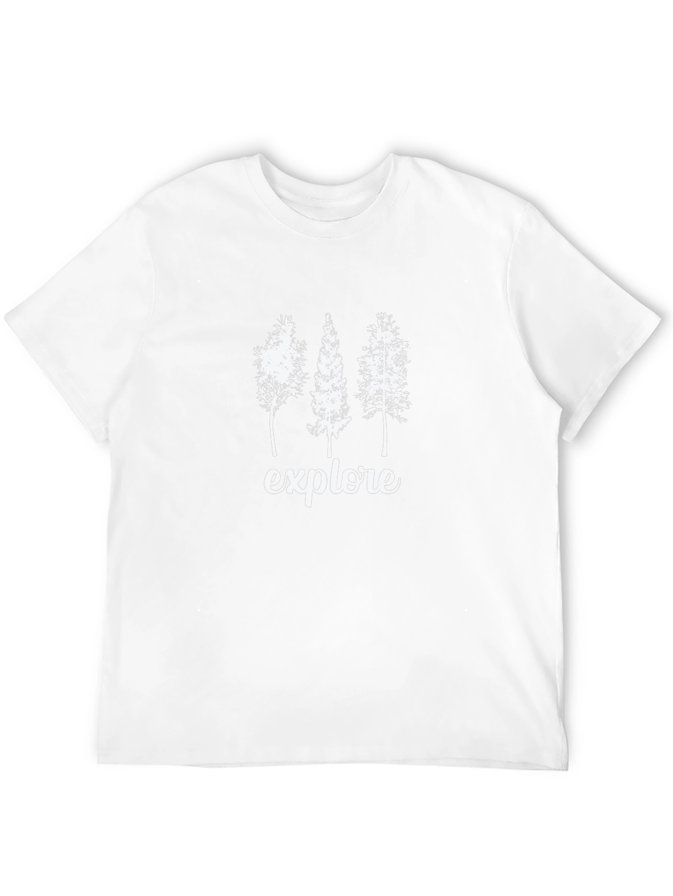 Explore Nature Graphic Print Mens Black T-Shirt