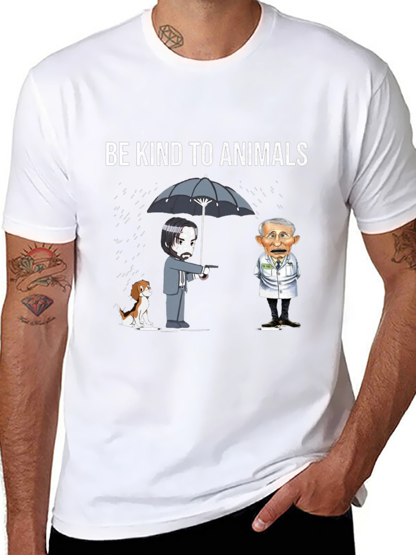 Be Kind to Animals T-Shirt - John Wick Style