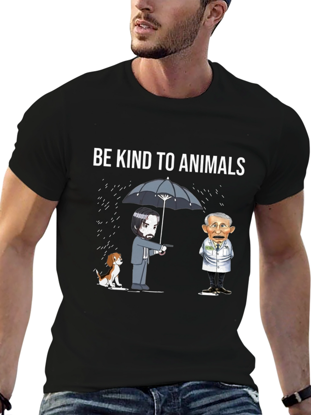 Be Kind to Animals T-Shirt - John Wick Style