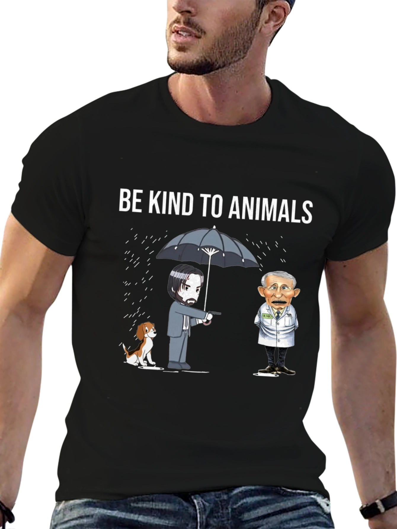 Be Kind to Animals T-Shirt - John Wick Style