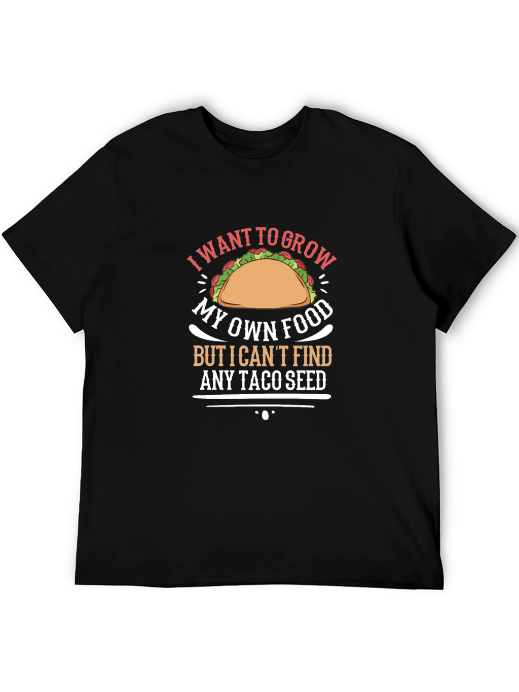 Grow Own Food Taco Seed Graphic Tee