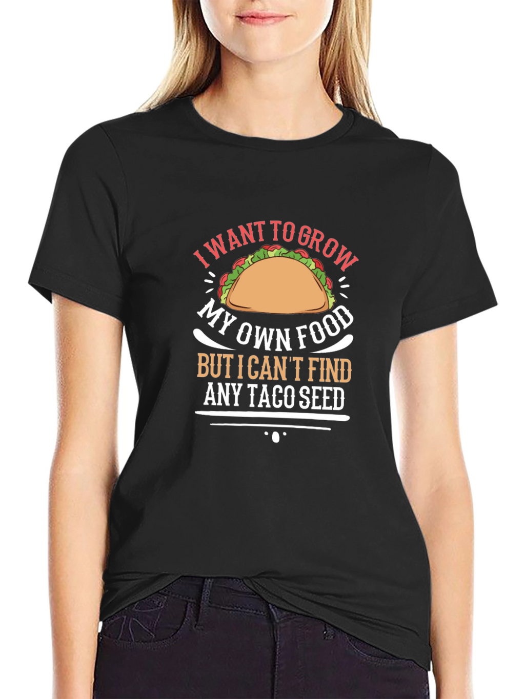 Grow Own Food Taco Seed Graphic Tee