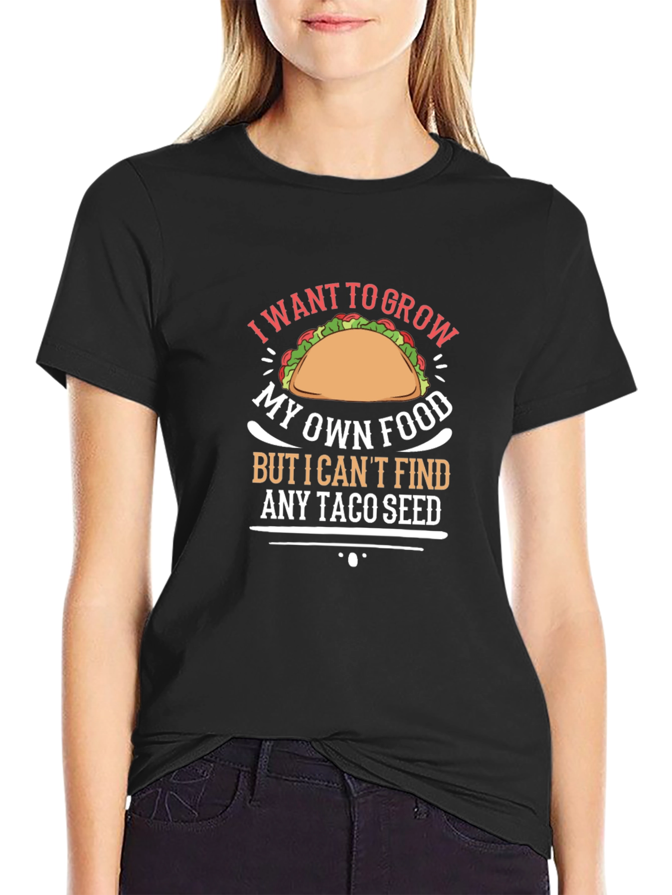 Grow Own Food Taco Seed Graphic Tee