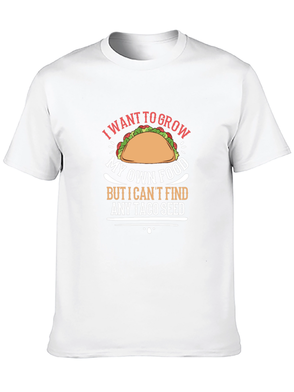Grow Own Food Taco Seed Graphic Tee