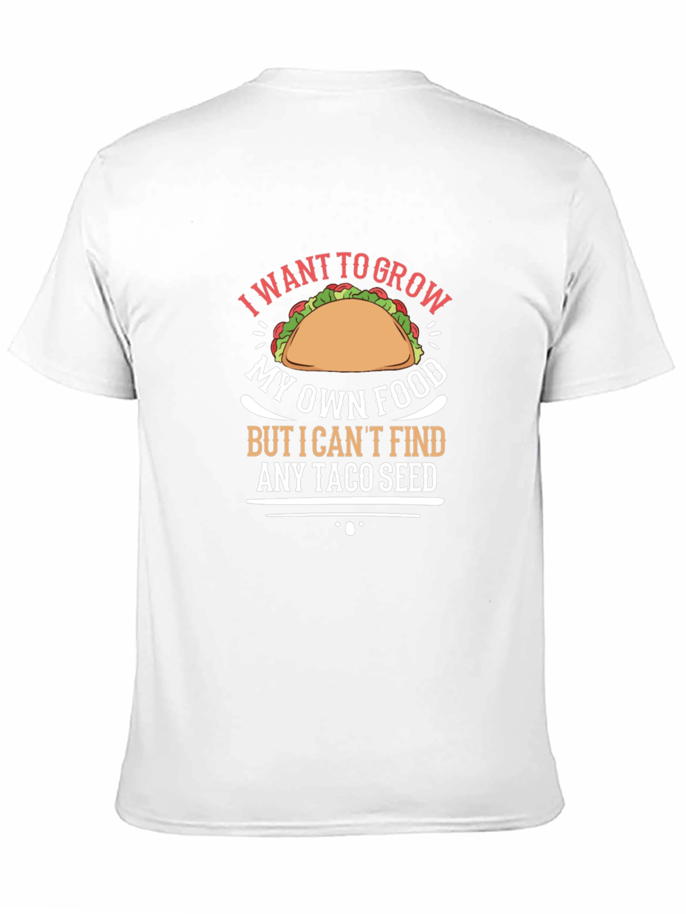 Grow Own Food Taco Seed Graphic Tee