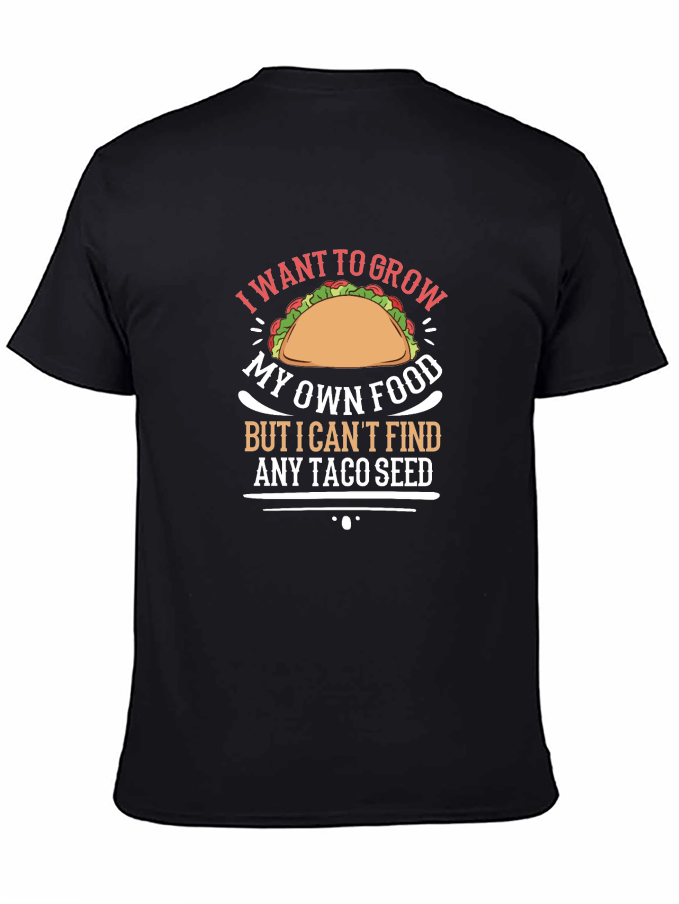 Grow Own Food Taco Seed Graphic Tee