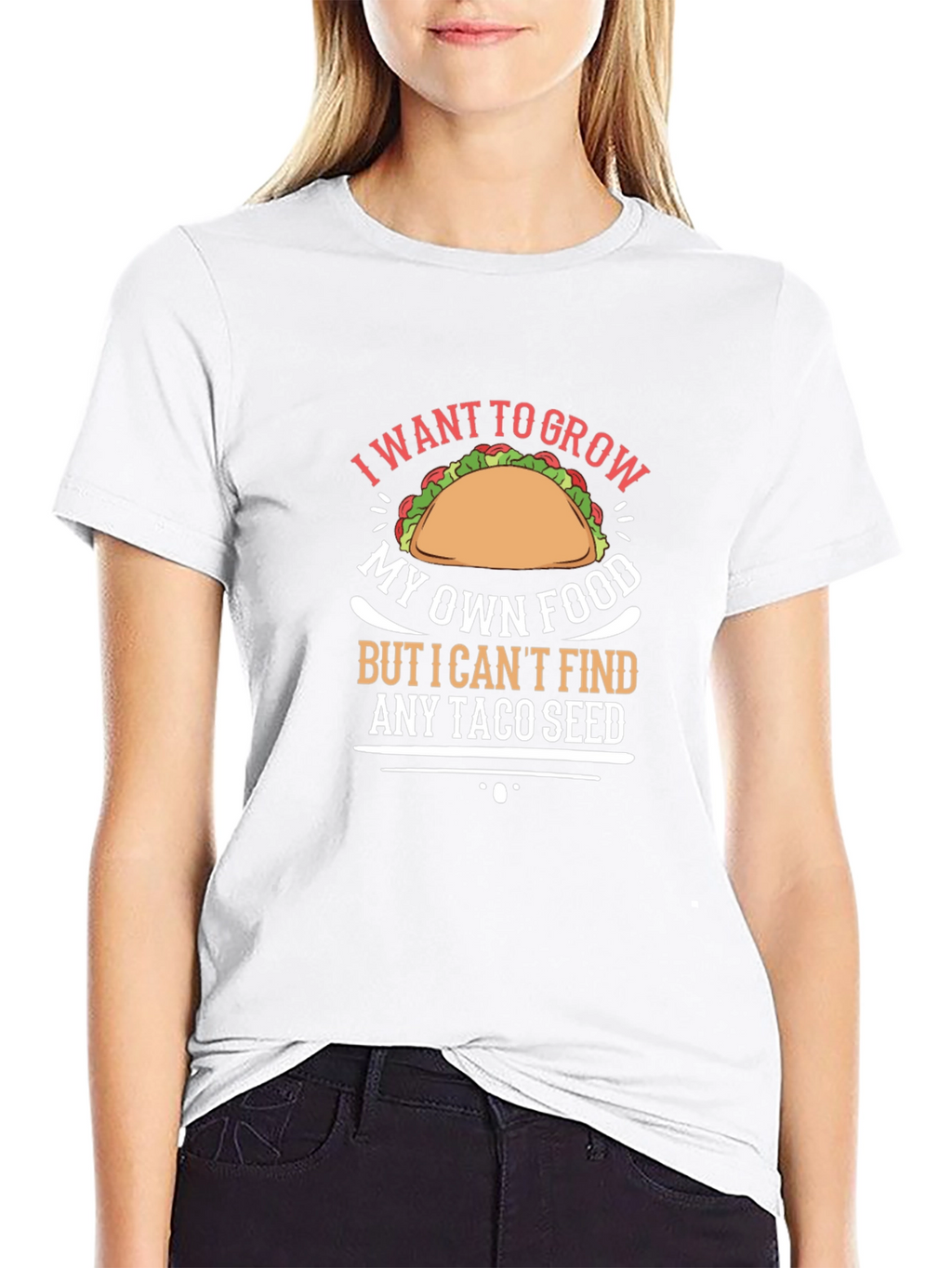 Grow Own Food Taco Seed Graphic Tee