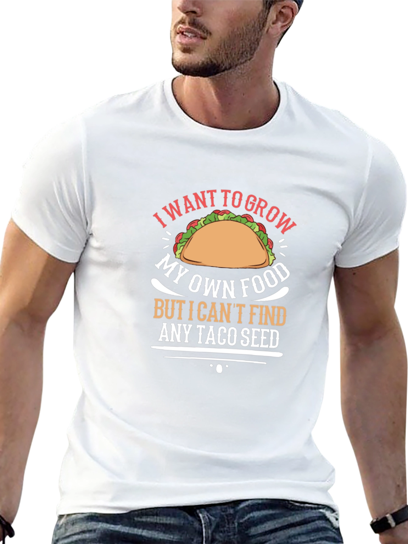 Grow Own Food Taco Seed Graphic Tee