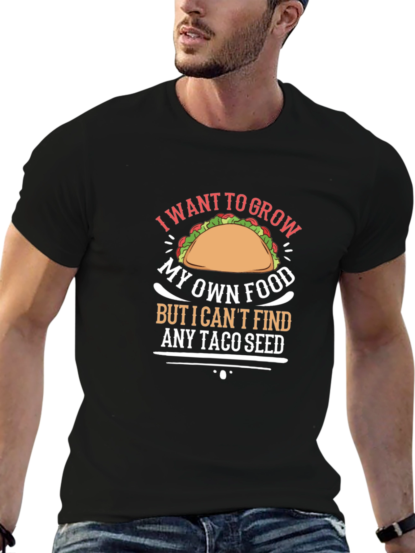 Grow Own Food Taco Seed Graphic Tee
