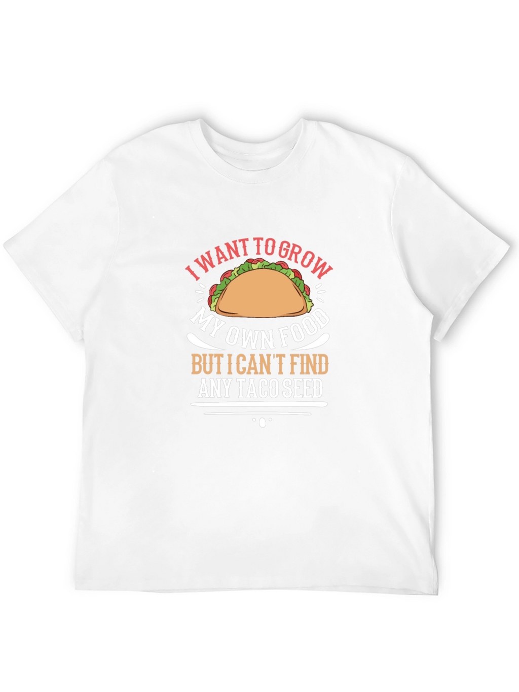 Grow Own Food Taco Seed Graphic Tee