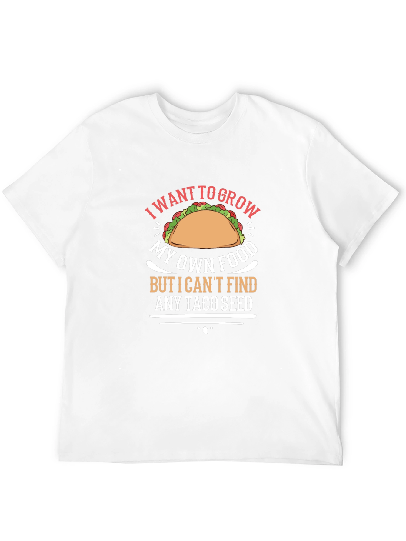Grow Own Food Taco Seed Graphic Tee