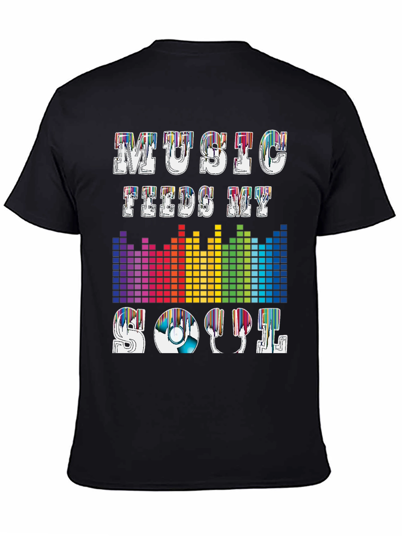Music Feeds My Soul Graphic T-Shirt