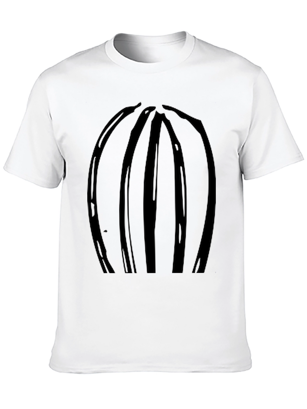 Abstract Stripe Black T-Shirt - Modern Casual Wear