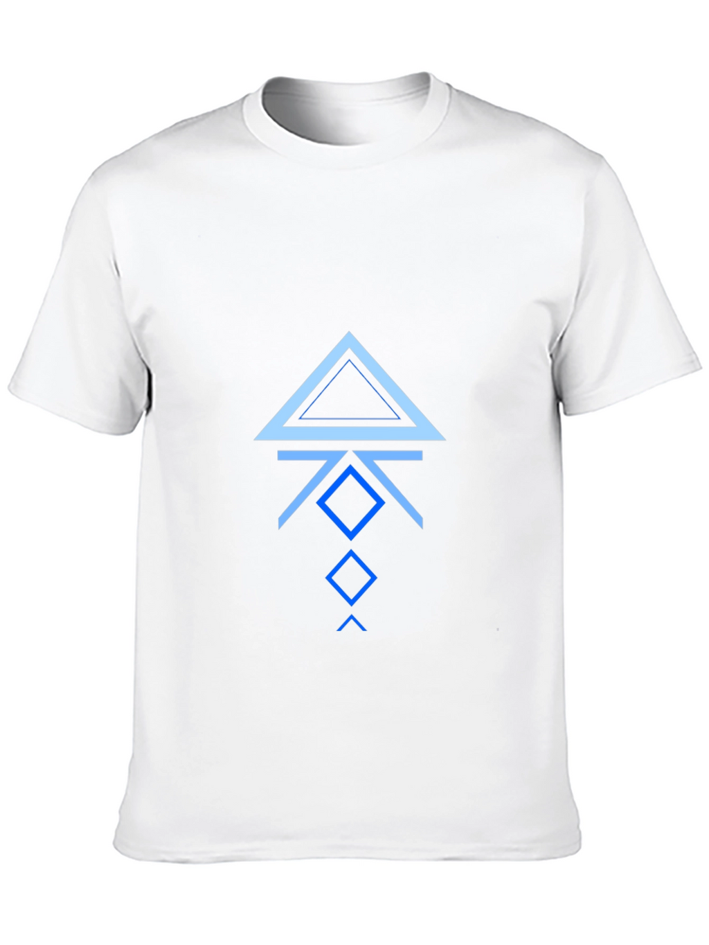 Geometric Arrow Graphic Print Black T-Shirt