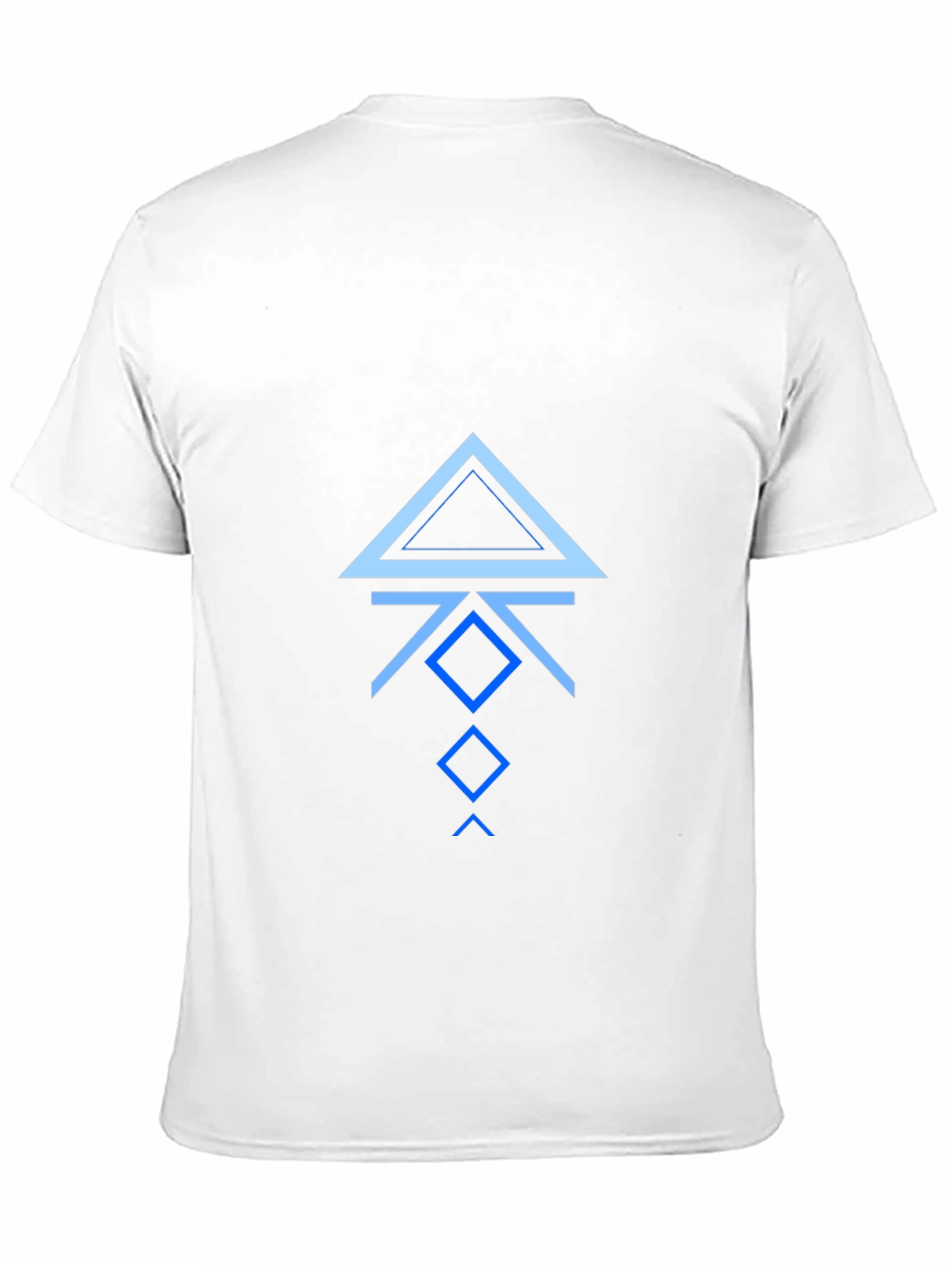 Geometric Arrow Graphic Print Black T-Shirt