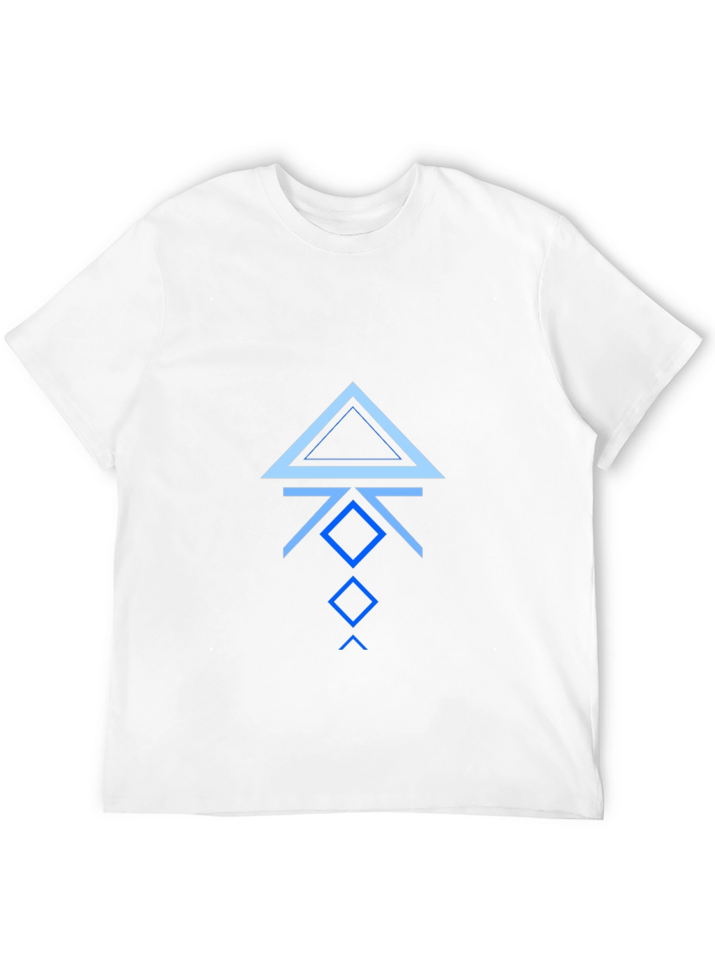 Geometric Arrow Graphic Print Black T-Shirt