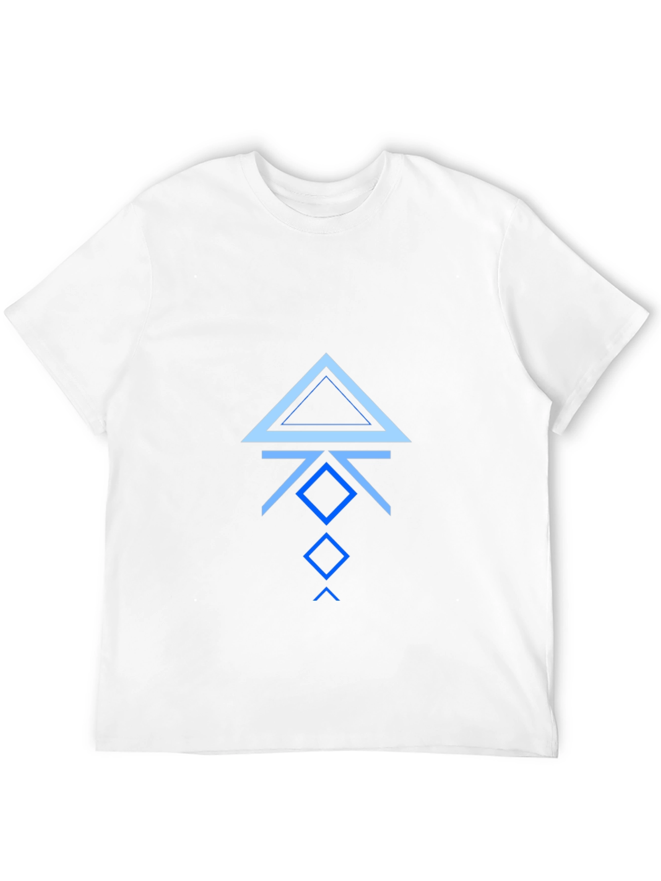 Geometric Arrow Graphic Print Black T-Shirt