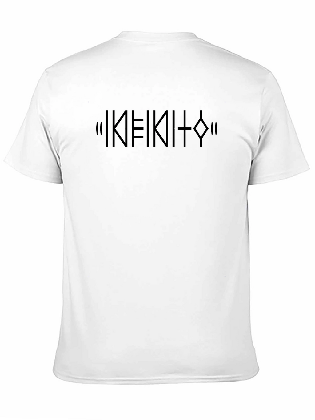Minimalist Black T-Shirt with Abstract Design
