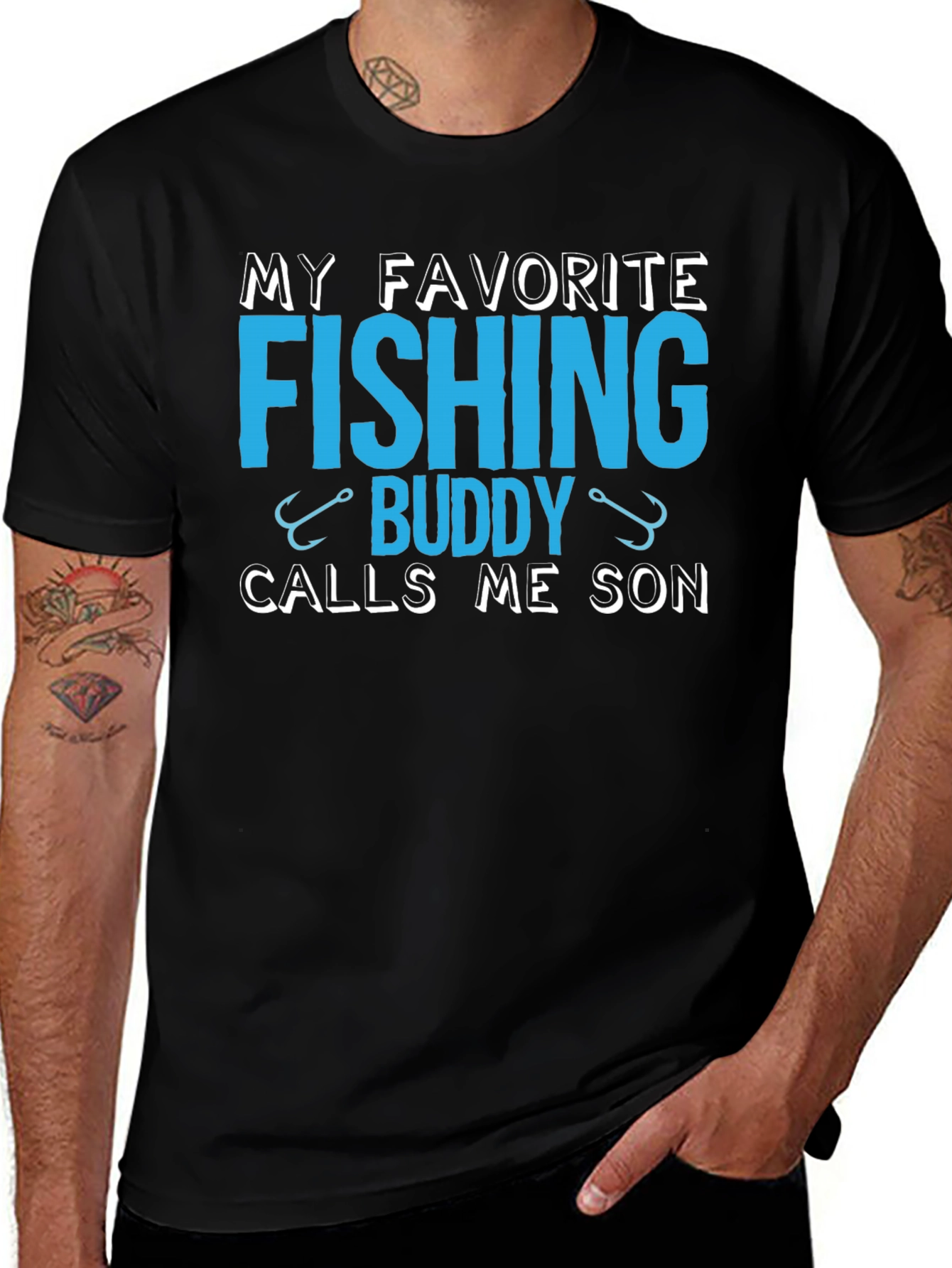 My Favorite Fishing Buddy Calls Me Son T-Shirt