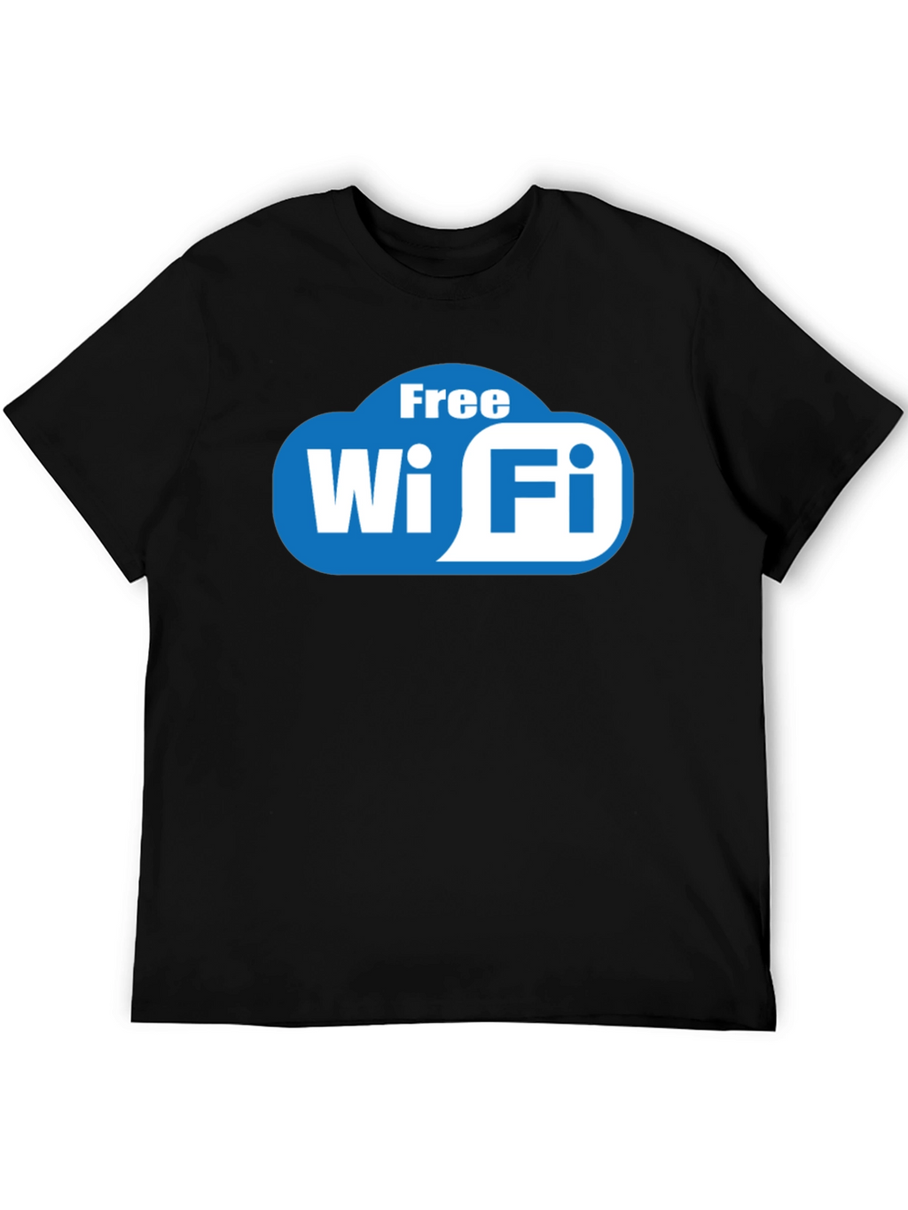 Free Wi-Fi Graphic Tee - Modern Comfort