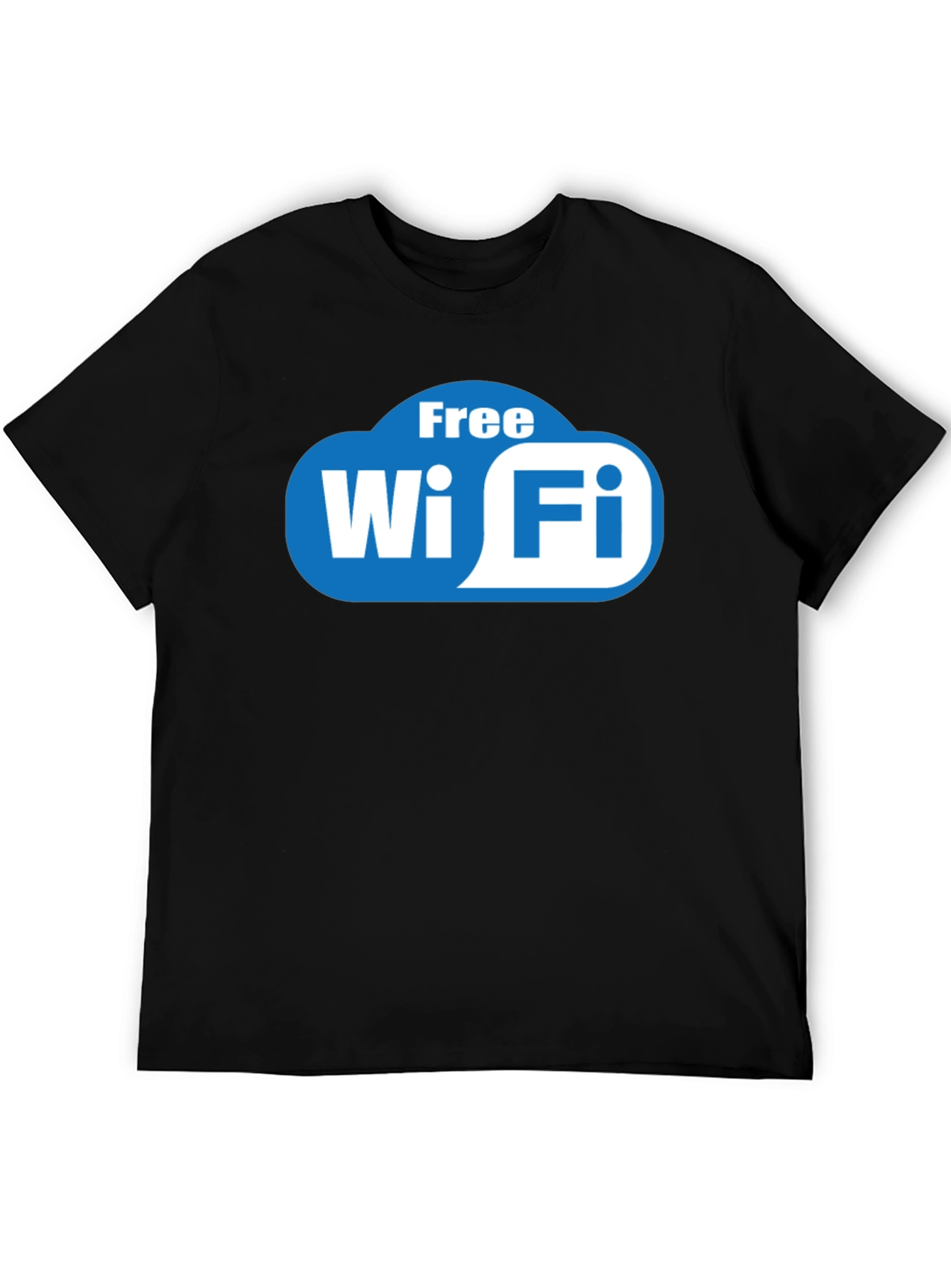 Free Wi-Fi Graphic Tee - Modern Comfort