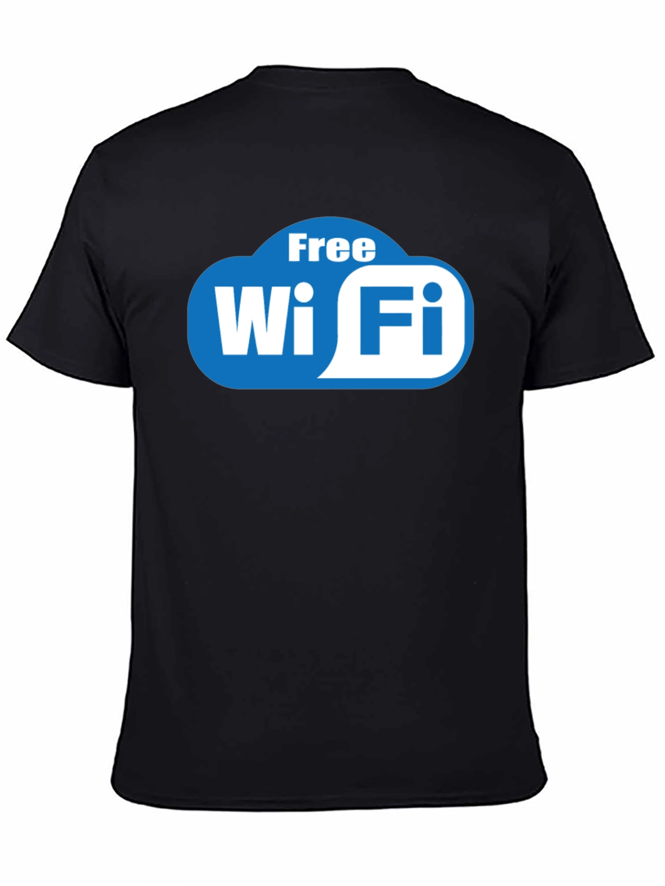 Free Wi-Fi Graphic Tee - Modern Comfort
