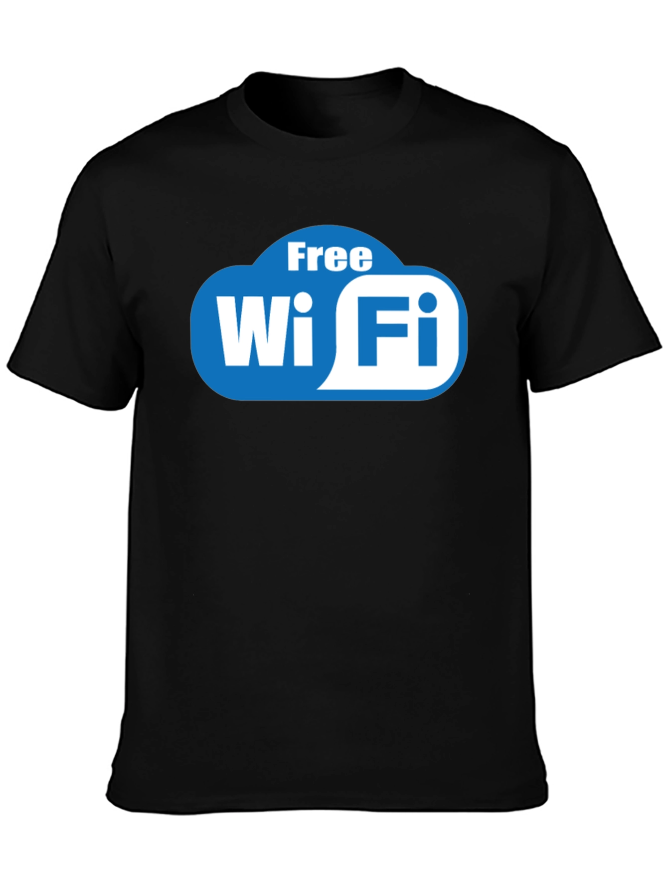 Free Wi-Fi Graphic Tee - Modern Comfort
