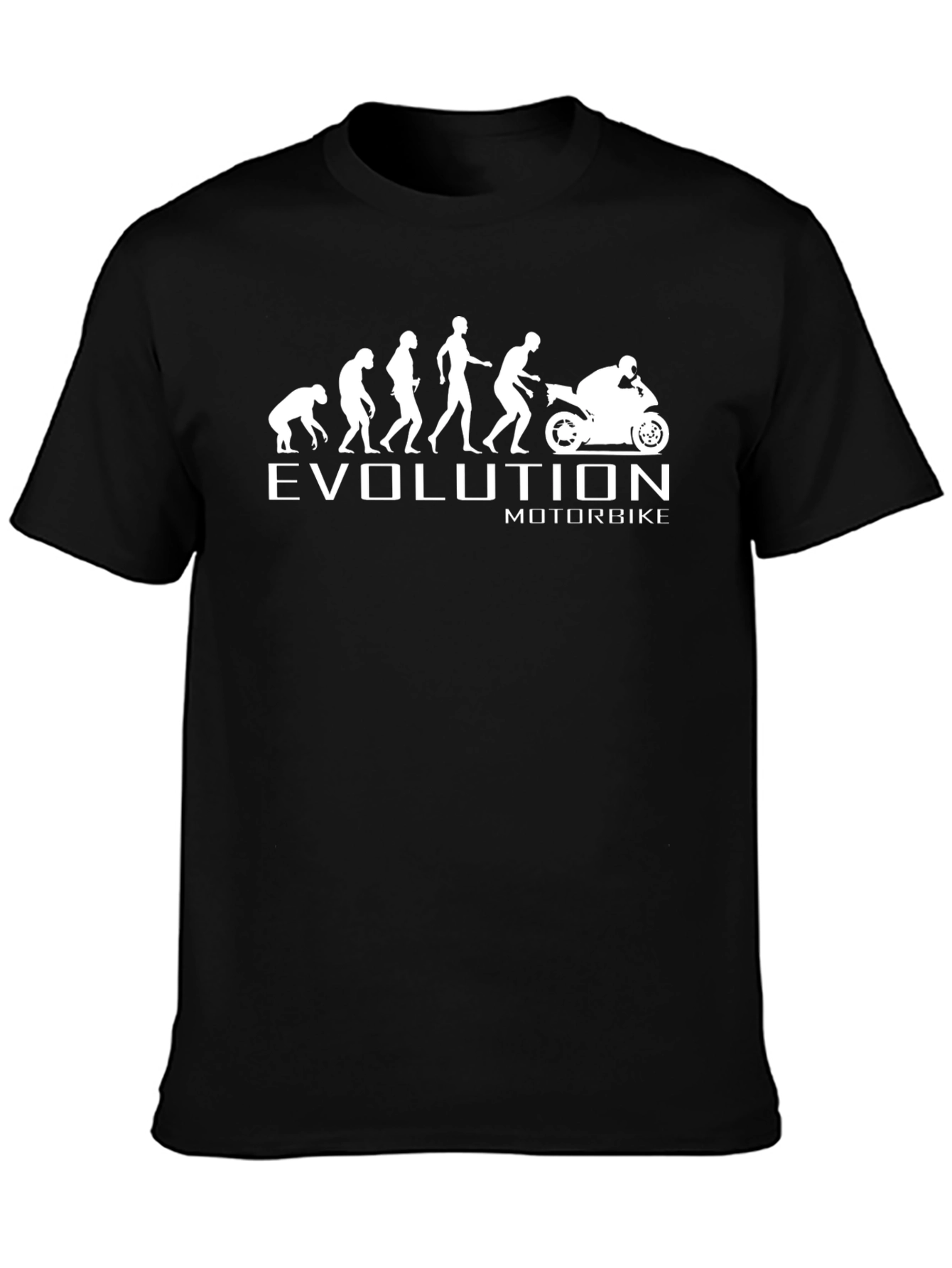 Evolution Motorbike T-Shirt - Humorous Design