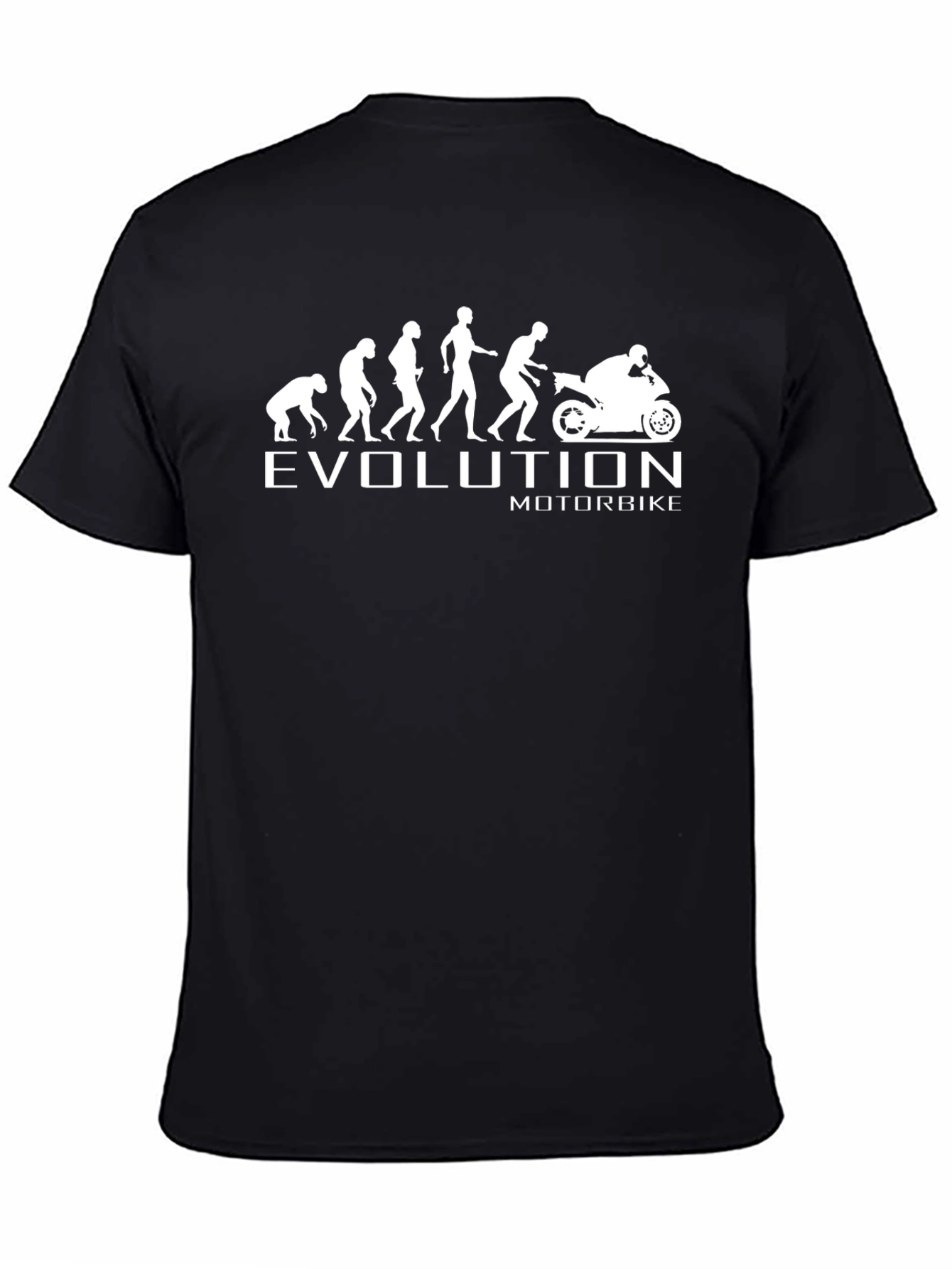 Evolution Motorbike T-Shirt - Humorous Design