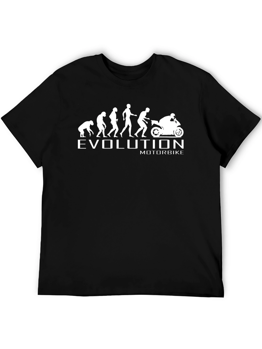 Evolution Motorbike T-Shirt - Humorous Design