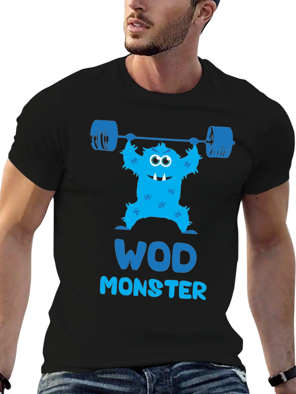 WOD Monster Black T-Shirt