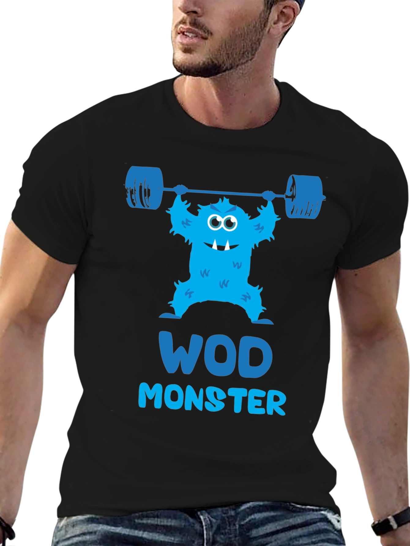 WOD Monster Black T-Shirt